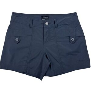 Marmot Hiking Shorts Utility Gorpcore Outdoors‎ Womens 8 Slate Gray Pockets Chic